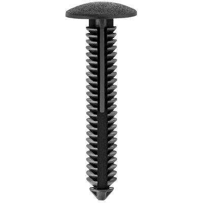5/16"x1-3/4" Black Nylon Single Head Christmas Tree Retainer, 11/16" Head