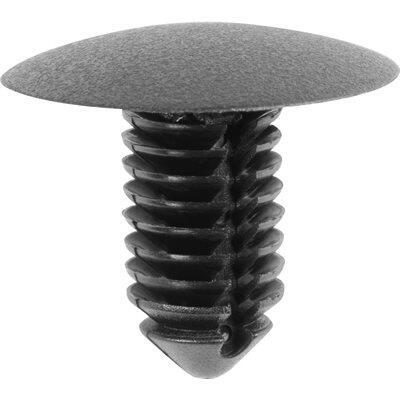 3/8"x3/4" Black Nylon Single Head Christmas Tree Retainer, 15/16" Head