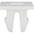 M5.5 White Nylon Nut, 10mm Stem, 14mmx16mm Head