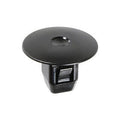 #8  Black Nylon Screw GROMMET, 9mm Square Hole, 12mm Stem, 20mm Round Head
