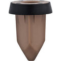 M4.8 (#8) Brown Nylon Apron Screw GROMMET with Sealer, 7.5mm Square Hole, 13mm Head
