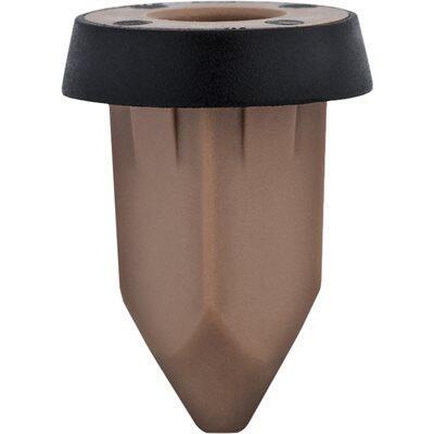M4.8 (#8) Brown Nylon Apron Screw GROMMET with Sealer, 7.5mm Square Hole, 13mm Head