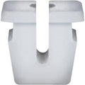 M4.2 (#8) White Nylon GROMMET, 7.5mm Slot, 9.5mmx9.5mm Head