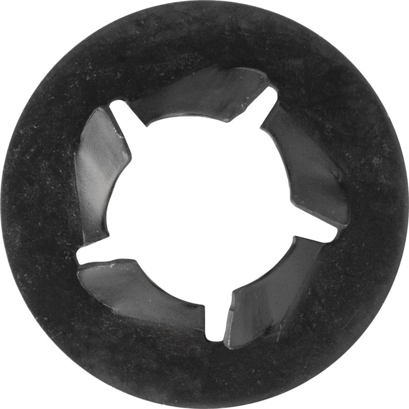 1/4"-20 Flat 5 Prong Push-On Bolt Retainer, Phosphate & Oil