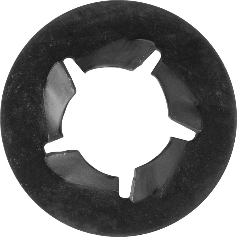 1/4"-20 Flat 5 Prong Push-On Bolt Retainer, Phosphate & Oil