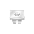 1/4" (#14) White Nylon License Plate Nut, .425" Length, 5/8" Head