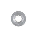 7/32" Stud, Sheered Push On Retainer, 8 Prongs, Zinc Mechanical .0002 Minimum