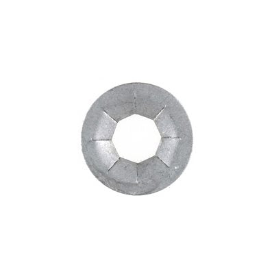 7/32" Stud, Sheered Push On Retainer, 8 Prongs, Zinc Mechanical .0002 Minimum