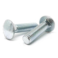 7/16-14x1" Grade 5 Round Head Square Neck Carriage Bolts Zinc