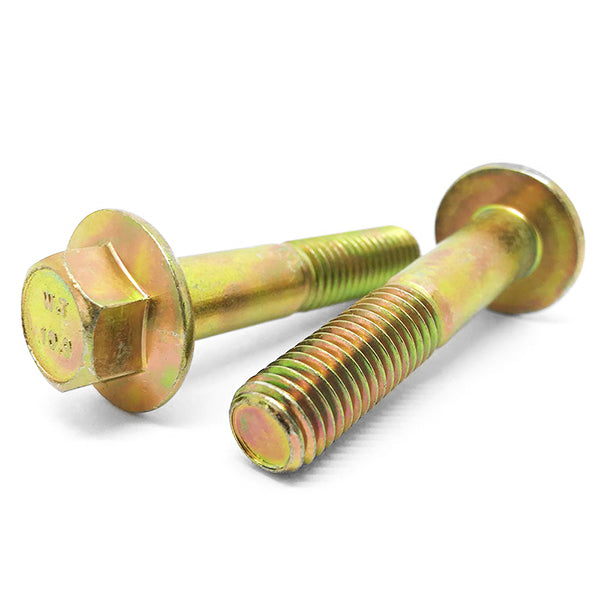M10-1.5x50 Class 10.9 Hex Flange Bolts Zinc Yellow