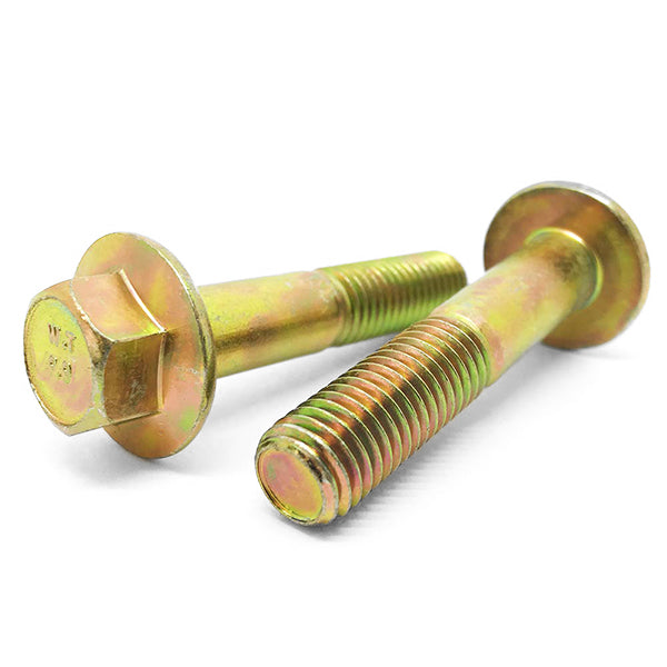 M8-1.25x35 Class 8.8 Hex Flange Bolts Zinc Yellow