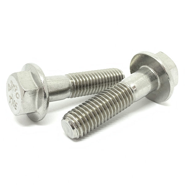 M6-1.0x30 A2-70 Stainless Steel Hex Flange Bolts