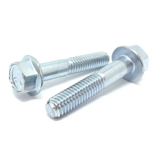 5/16-18x1-3/4" Grade 5 Hex Flange Bolts Zinc Clear