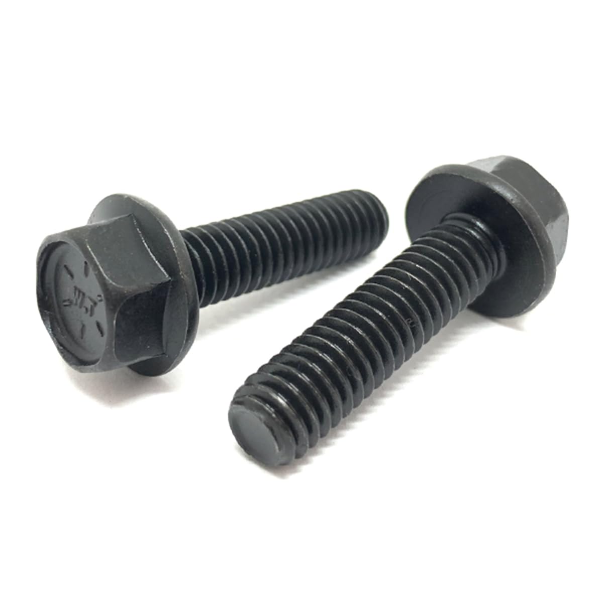 Inch Grade 8 Hex Flange Frame Bolts & Lock Nuts Black Assortment - 351 PCS