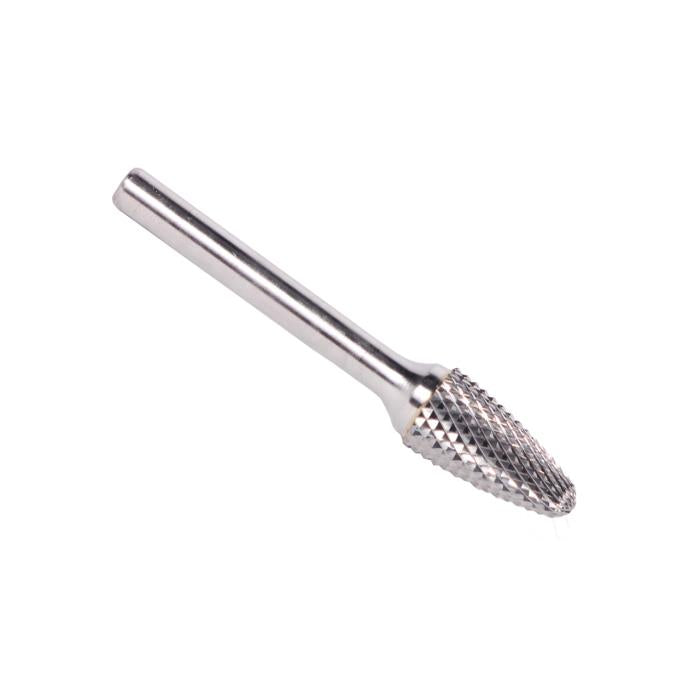 3/8" x 3/4" Tree Radius End Carbide Bur 1/4 Shank