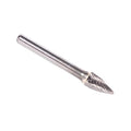 1/2" x 1" Tree Pointed End Carbide Bur 1/4 Shank