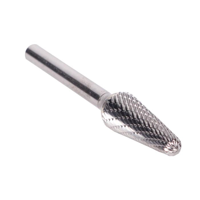 1/2" x 1-1/8" Cone Carbide Bur 1/4" Shank