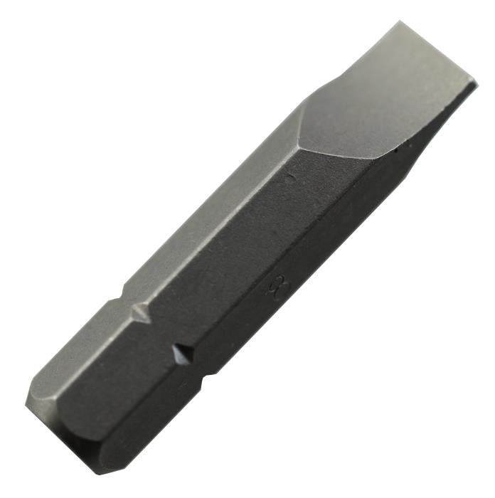 #8-12 Slotted Insert Bit with 1/4" Hex Shank