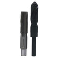 1"-14 HSS Plug Tap and 15/16" HSS 1/2" Shank Drill Bit