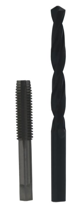 1/2"-13 HSS Plug Tap and 27/64" HSS Drill Bit