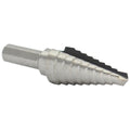 #3 High Speed Steel Round Shank Step Drill Bit, (1/4" - 3/4" by 1/16")