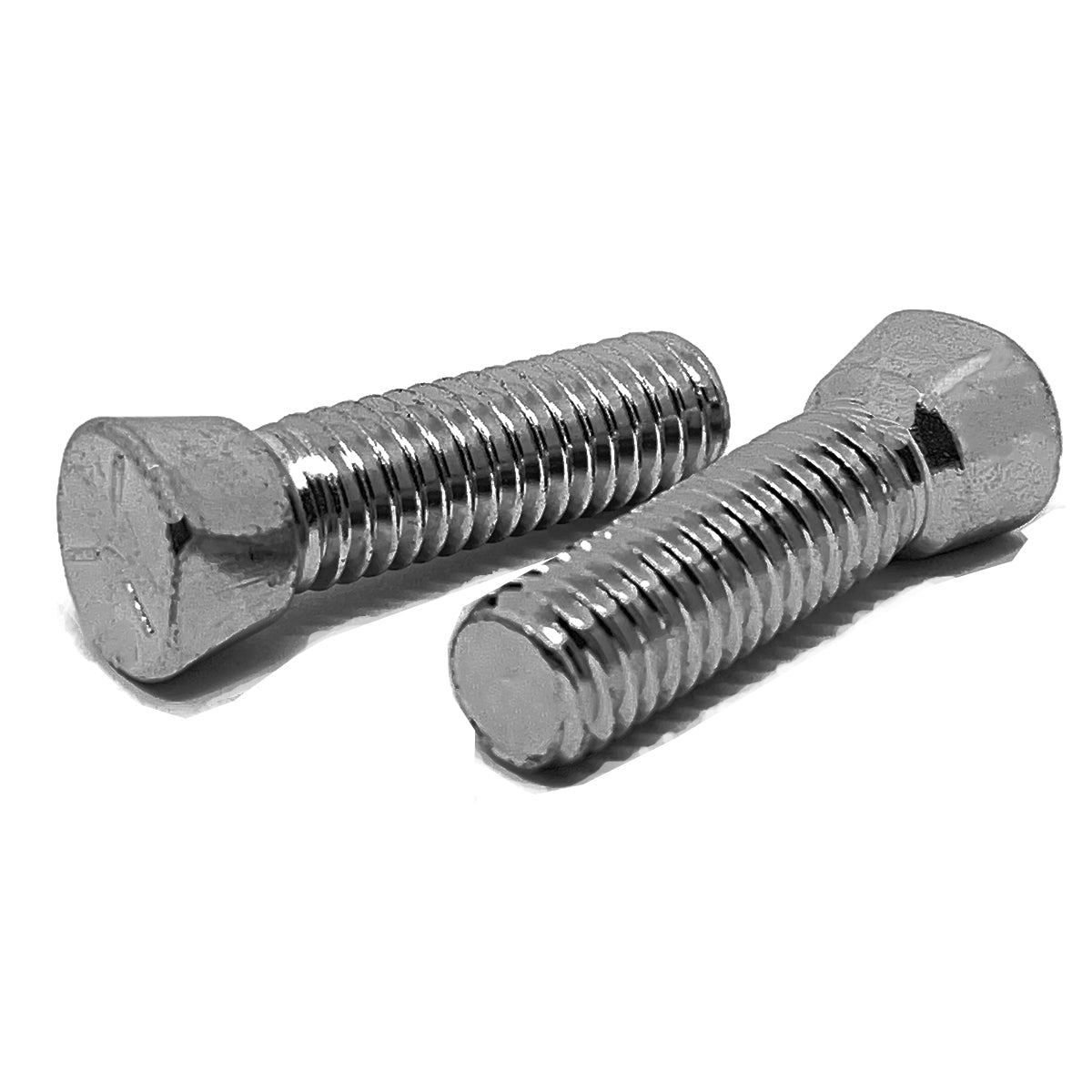 7/16-14x1-1/4" Grade 5 Clipped Head Plow Bolts Plain & Oil