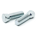 7/16-14x1-3/4" Grade 5 Clipped Head Plow Bolts Zinc
