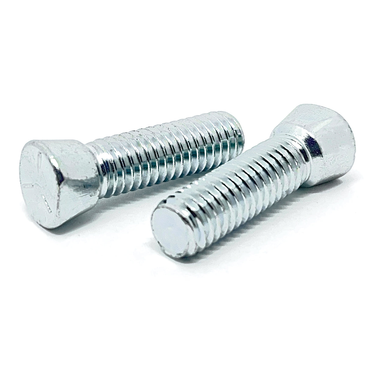 7/16-14x1-1/4" Grade 5 Clipped Head Plow Bolts Zinc