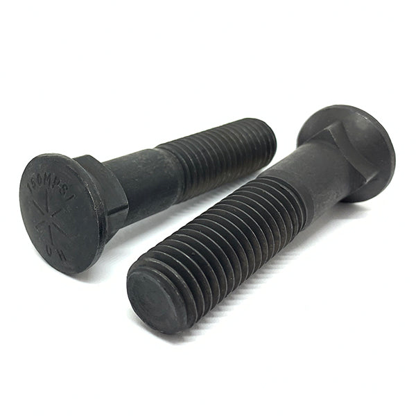 3/4-10x3-1/2" Grade 8 #3 Dome Head Plow Bolts Plain
