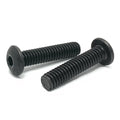 M10-1.5x35 Class 12.9 Alloy Button Socket Head Cap Screws Black Oxide