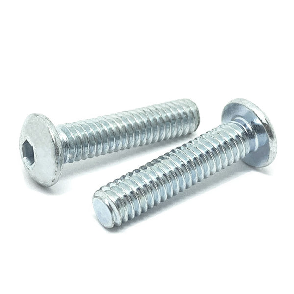 M10-1.5x50 Class 12.9 Alloy Button Socket Head Cap Screws Zinc