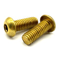 #6-32x1/4" Brass Button Head Socket Cap Screw