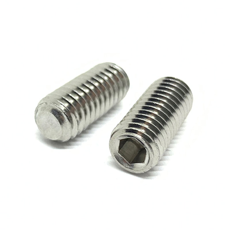 #4-40x1/4" Stainless Steel Flat Point Allen Socket Set Screw