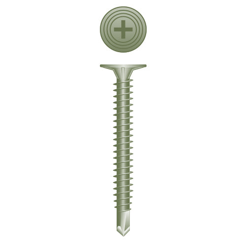 #8 Strong-Point Wafer Head 8-18 x 1-1/4, PH, Self-Drilling, Ruspert