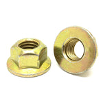 Inch Grade 8 Hex Flange Frame Bolts & Lock Nuts Yellow Assortment - 351PCS