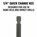 29 Piece Cobalt Quick Change Hex Shank Drill Bit Set 1/16" - 1/2" Plastic Case