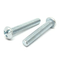 1/2-13x6" Combo Round Head Machine Screws Steel Zinc