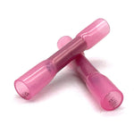 Red Heat Shrink Marine Grade Butt Connectors, AWG 22-16