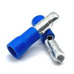 Blue PVC/Vinyl Male Bullet Crimp Connector, AWG 16-14