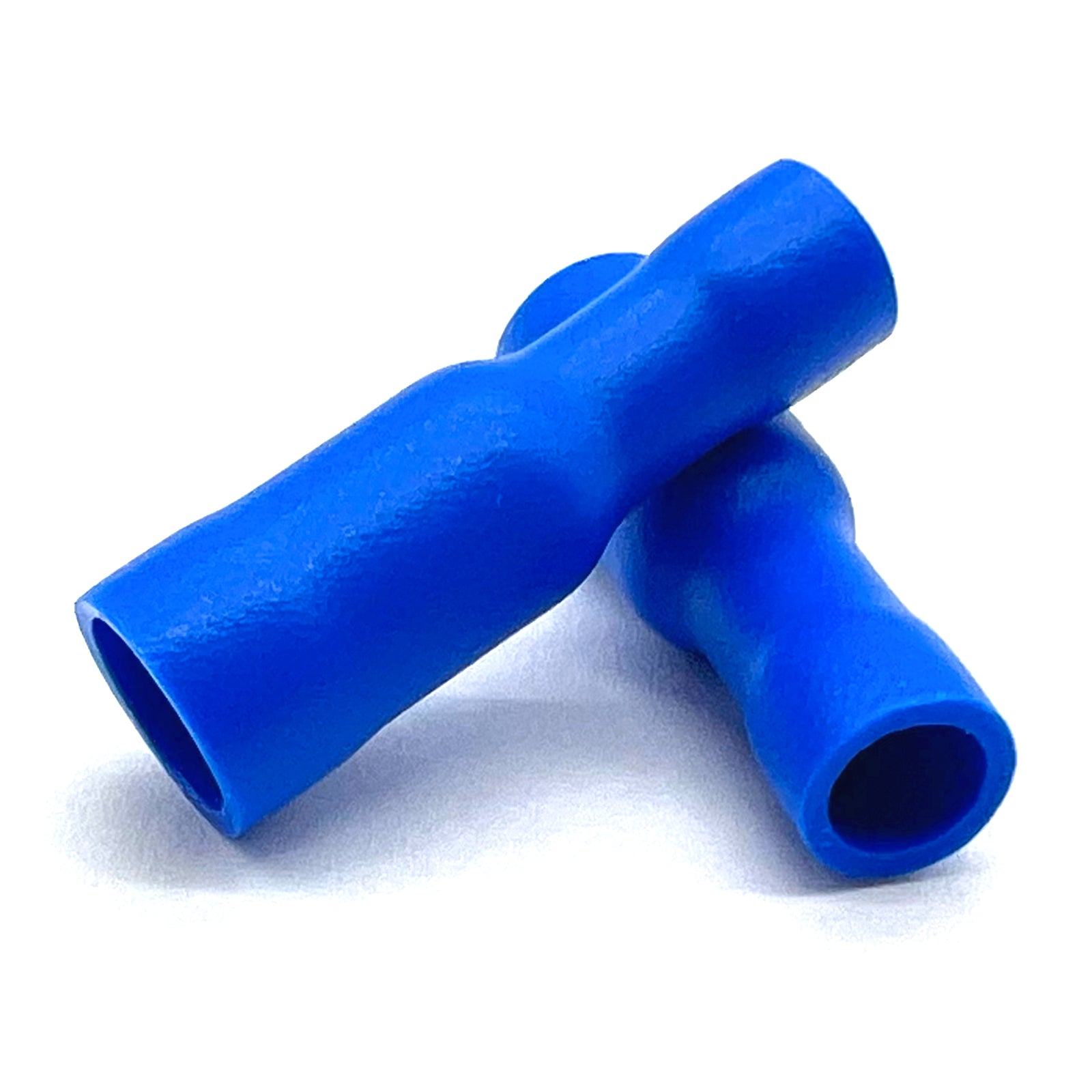 Blue PVC/Vinyl Female Fully Insulated Bullet Crimp Connector, AWG 16-14