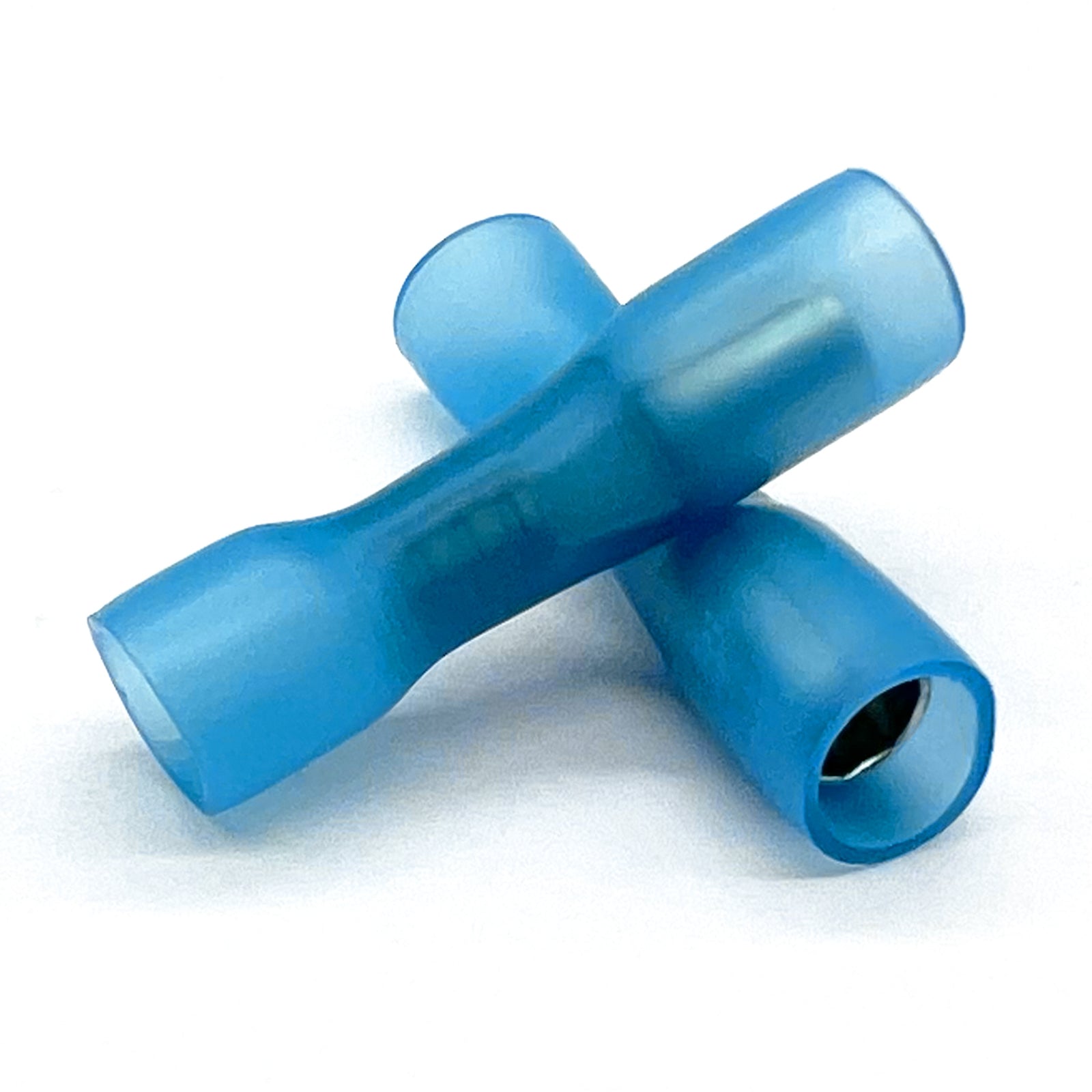 Blue Heat Shrink Marine Grade Female Bullet Connectors, AWG 16-14