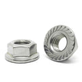 M5-0.8 A4-70 Stainless Steel Serrated Hex Flange Nut