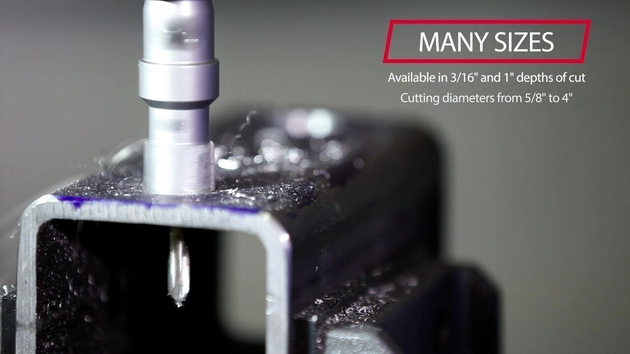 2-3/4" Carbide Tipped Hole Cutter with 1" Depth of Cut