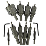 8 Piece Carbide Tipped Hole Cutter Set with 1" Depth of Cut