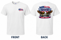 White American Flag BoltsandNuts.com Logo T-Shirt