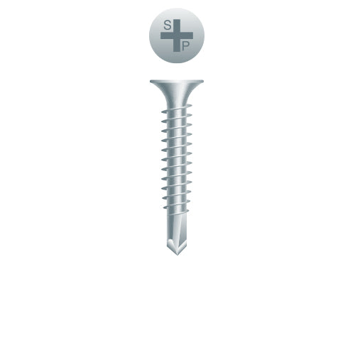 #8 Strong-Point Bugle Head 8-18 x 2-5/8, PH, Zinc