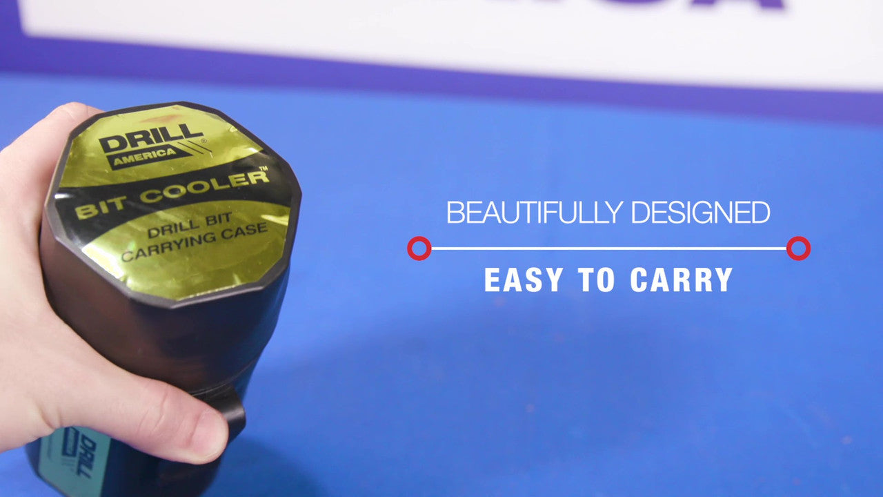 29 Piece Cobalt Jobber Length Drill Bit Set, 1/16" - 1/2", Round Bit Cooler Case, D/ACO Series