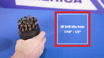 29 Piece Cobalt Jobber Length Drill Bit Set, 1/16" - 1/2", Round Bit Cooler Case, DWDCO Series