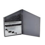 13 Piece HSS Black Oxide Stub (Screw Machine) Split Point Drill Bit Set, D/ASP, 1/16" - 1/4"
