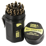 25 Piece Cobalt Bit Cooler Drill Bit Set, 1.00mm - 13.00mm, DWD Series